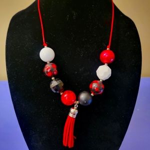 Buffalo Plaid necklace